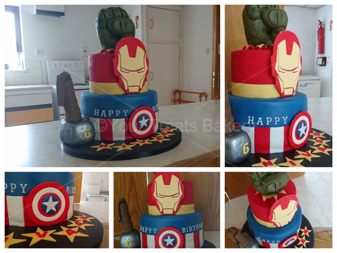 Avengers Tier Cake