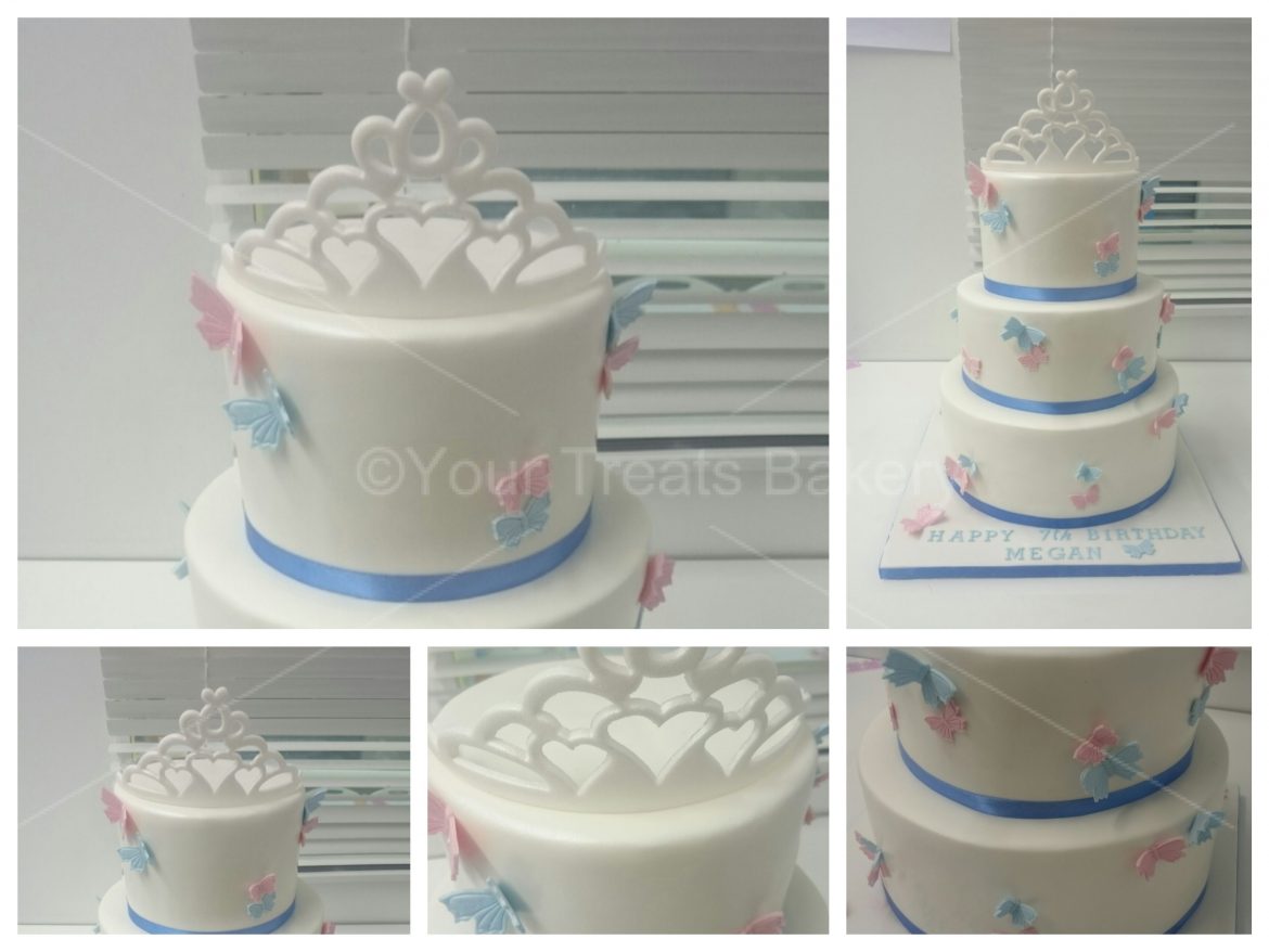 Butterfly Tiara Cake