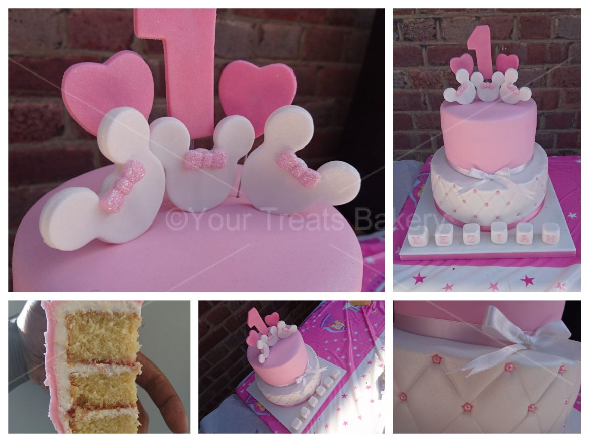 Disney Pink Tier Cake