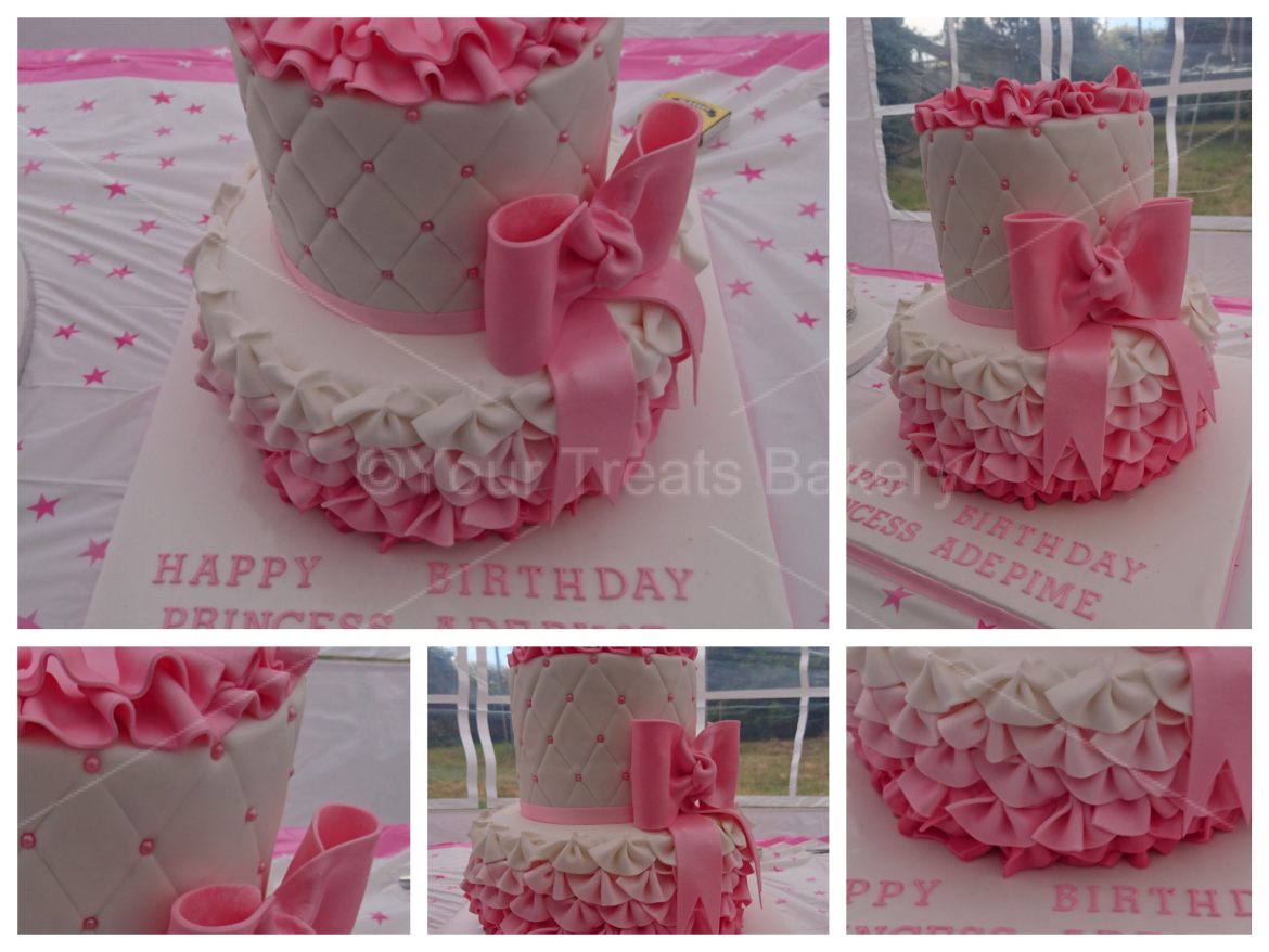 Frills Skirt Quilting Tier Cake