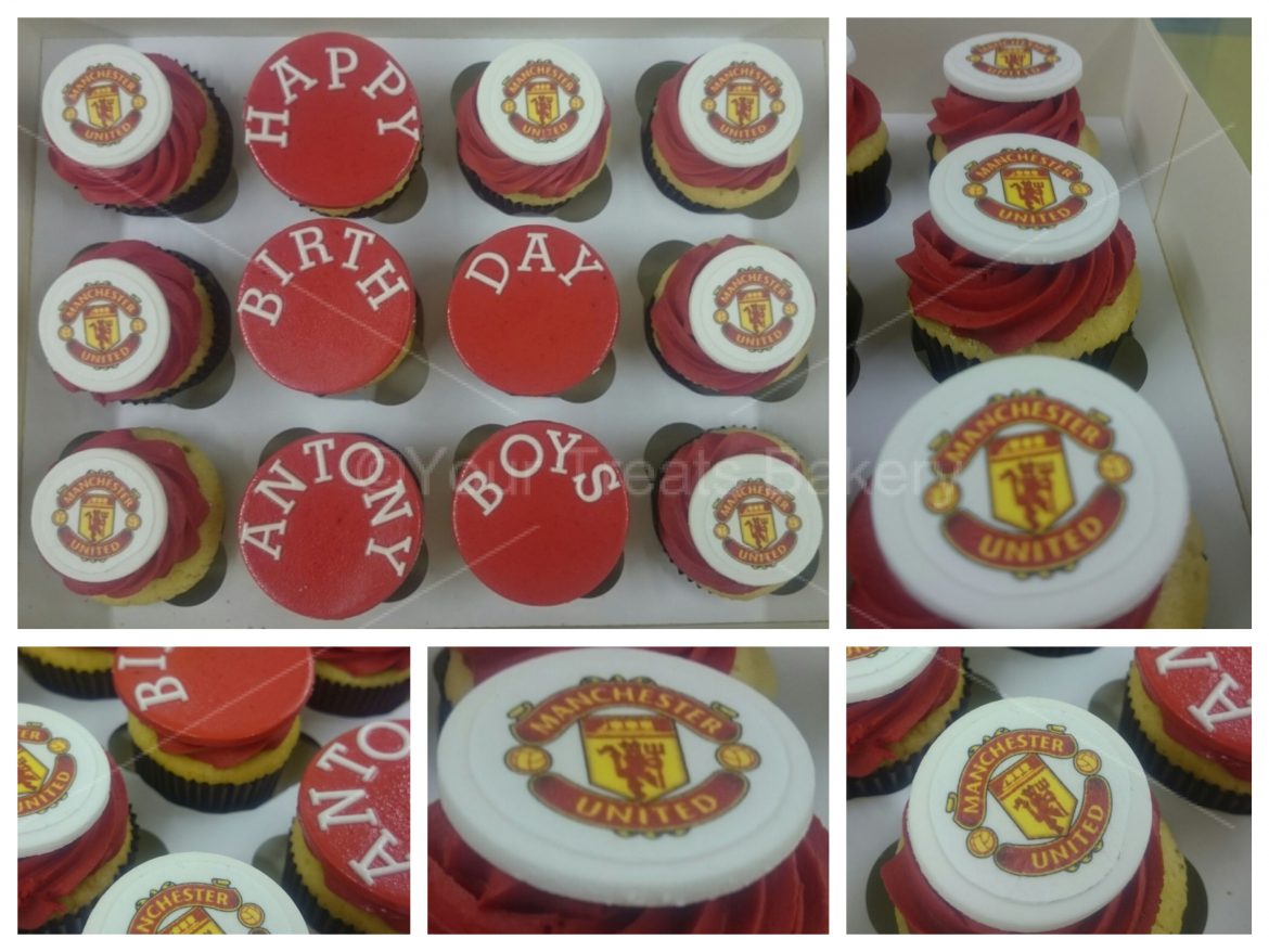 Man United Cupcakes