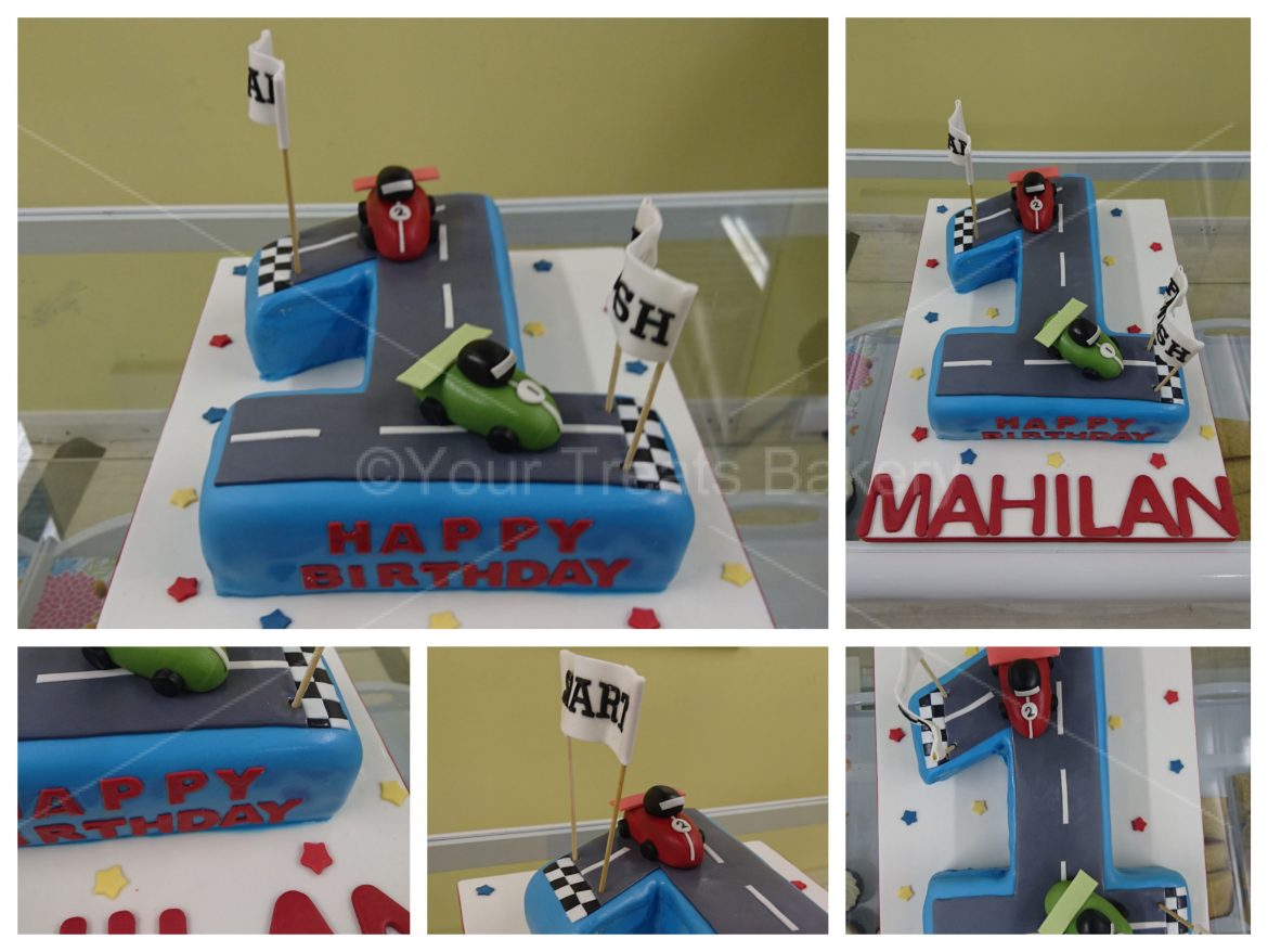 Number 1 Driving Cake