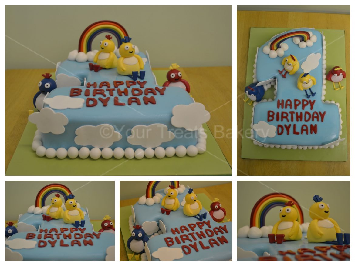Number 1 Twirlywoos Cake