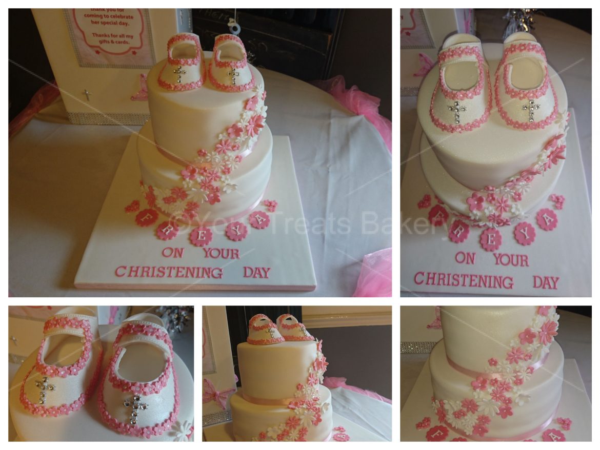 Pink White Bootie Cake