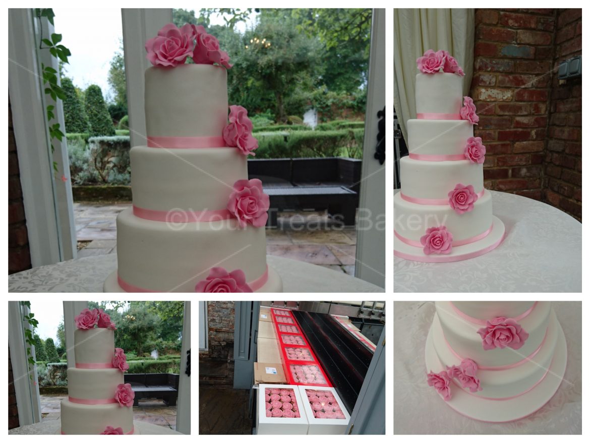 Roses Wedding Cake