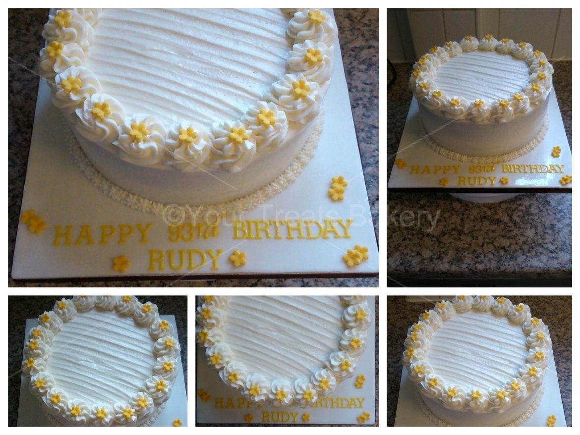 White Buttercream Delight Cake