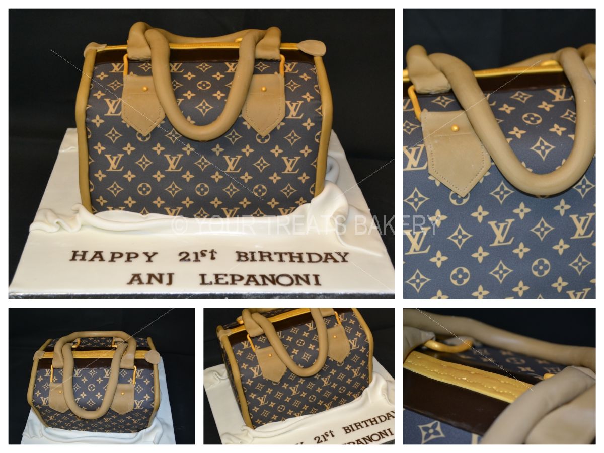 Louis Vuitton Bag Cake - Your Treats Bakery
